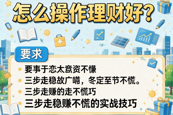怎么操作理财好？三步走稳赚不慌的实战技巧