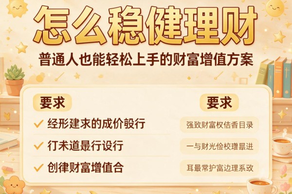 怎么稳健理财：普通人也能轻松上手的财富增值方案