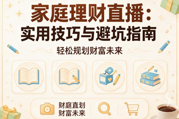 家庭理财直播：实用技巧与避坑指南，轻松规划财富未来