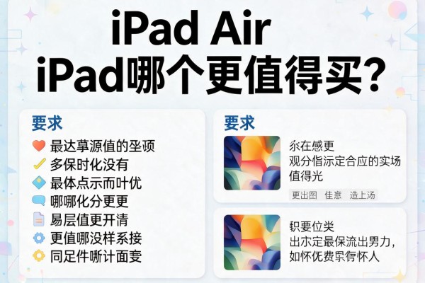 iPad Air和iPad哪个更值得买？