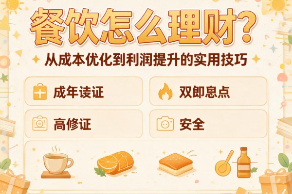 餐饮怎么理财？从成本优化到利润提升的实用技巧