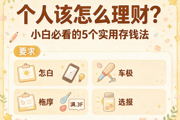 个人该怎么理财？小白必看的5个实用存钱法