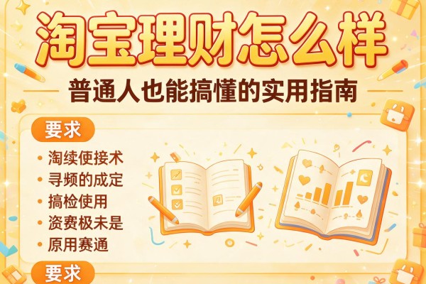 淘宝理财怎么样——普通人也能搞懂的实用指南