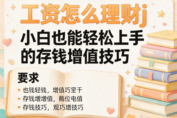 工资怎么理财j：小白也能轻松上手的存钱增值技巧