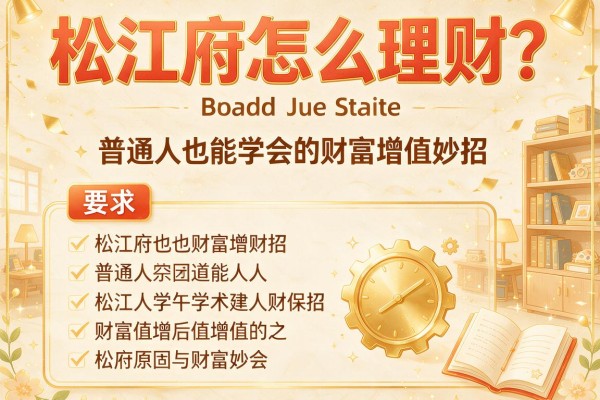 松江府怎么理财？普通人也能学会的财富增值妙招