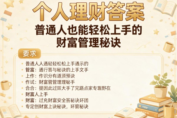 个人理财答案：普通人也能轻松上手的财富管理秘诀