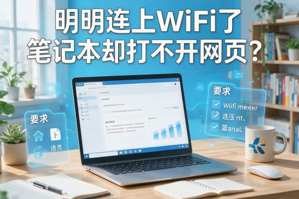 明明连上WiFi了笔记本却打不开网页？