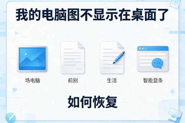我的电脑图标不显示在桌面了，如何恢复？