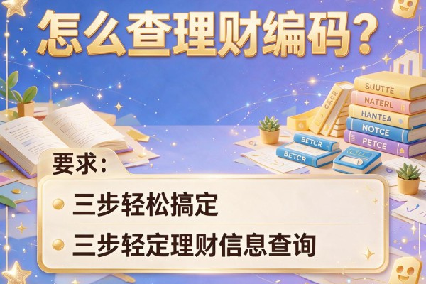 怎么查理财编码？三步轻松搞定理财信息查询