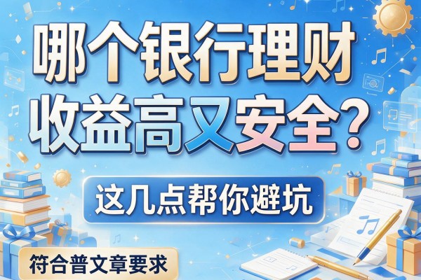 哪个银行理财收益高又安全？这几点帮你避坑