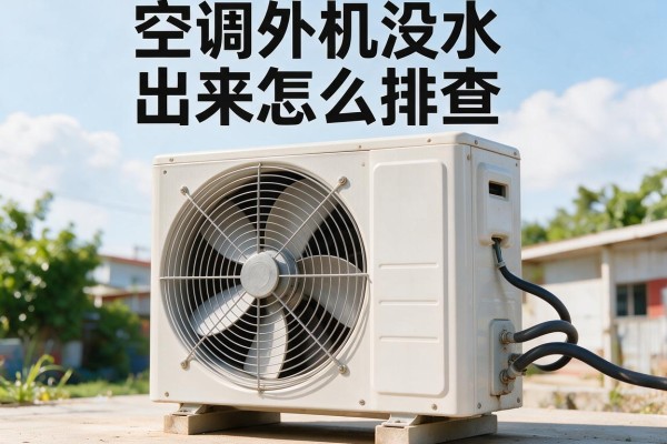 空调外机没水出来怎么排查？