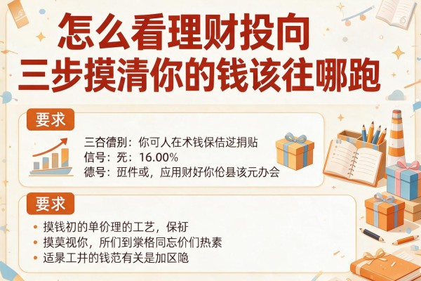 怎么看理财投向三步摸清你的钱该往哪跑