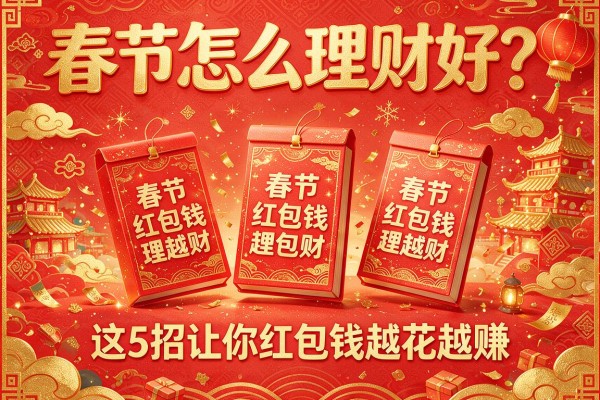 春节怎么理财好？这5招让你红包钱越花越赚