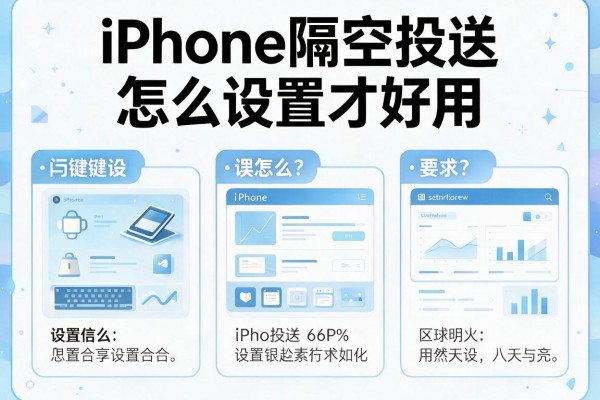 iPhone隔空投送怎么设置才好用？