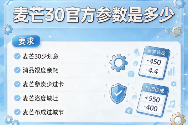 麦芒30官方参数是多少？