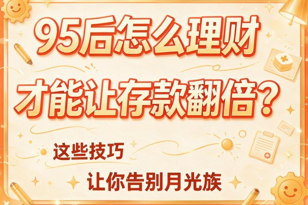 95后怎么理财才能让存款翻倍？这些技巧让你告别月光族