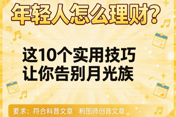 年轻人怎么理财？这10个实用技巧让你告别月光族