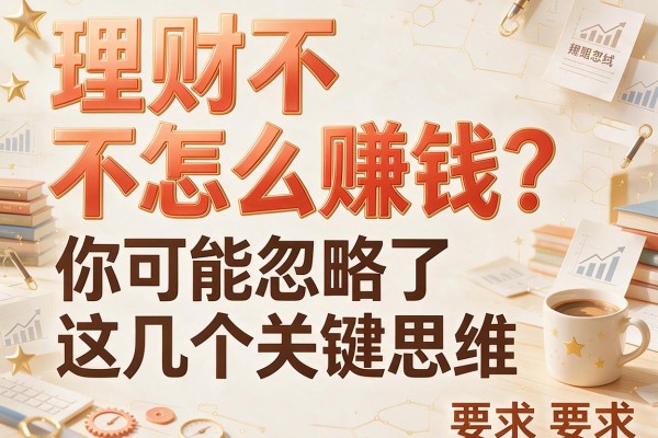 理财不怎么赚钱？你可能忽略了这几个关键思维