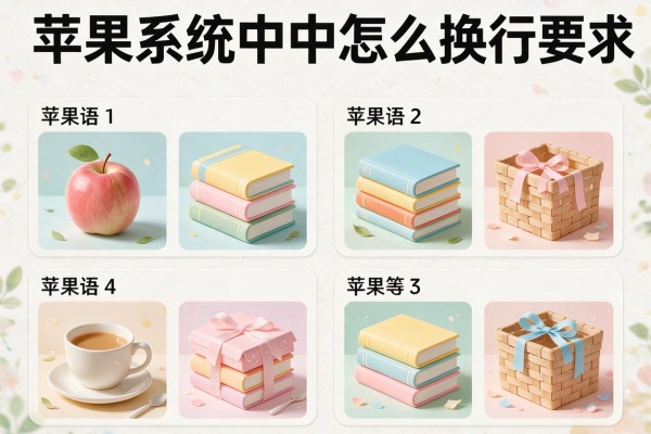苹果系统中怎么换行