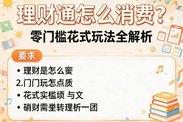 理财通怎么消费？零门槛花式玩法全解析