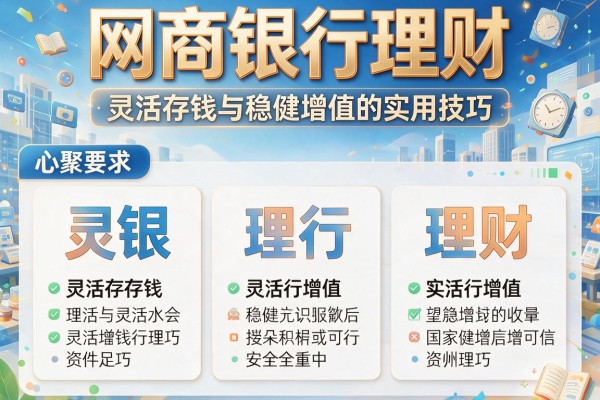 网商银行理财：灵活存钱与稳健增值的实用技巧