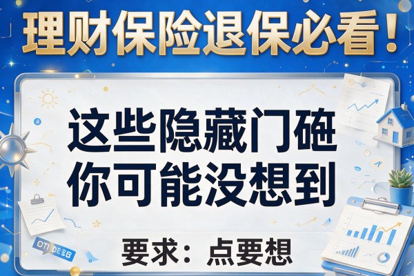 理财保险退保必看：这些隐藏门道你可能没想到！