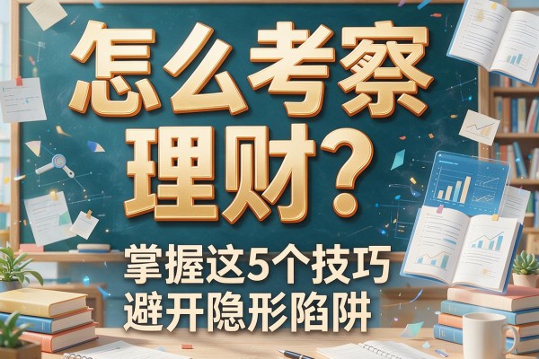怎么考察理财？掌握这5个技巧避开隐形陷阱