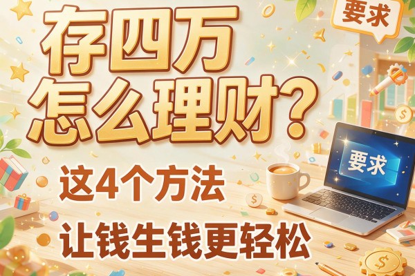 存四万怎么理财？这4个方法让钱生钱更轻松