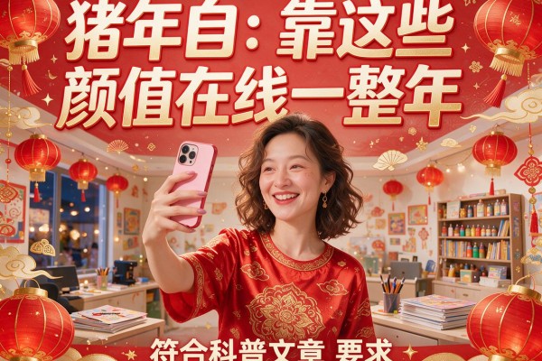 猪年自拍靠这些，颜值在线一整年