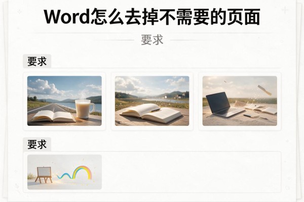 Word怎么去掉不需要的页面