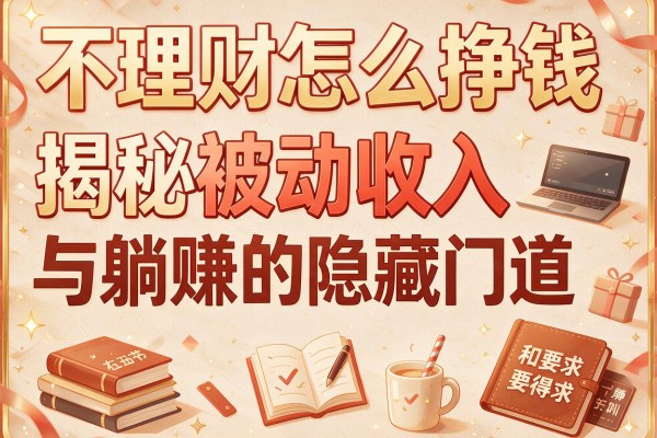 不理财怎么挣钱揭秘被动收入与躺赚的隐藏门道