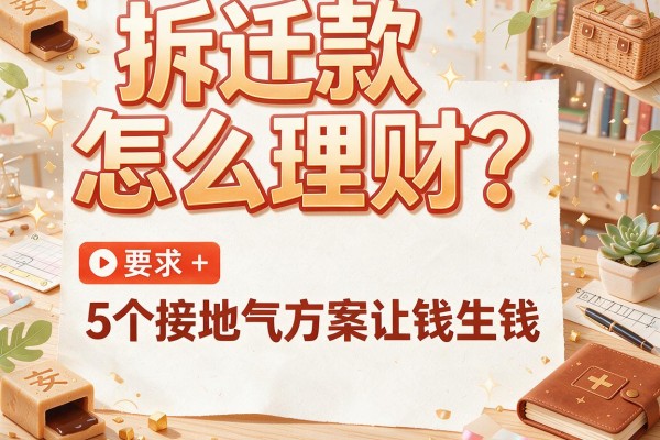 拆迁款怎么理财？5个接地气方案让钱生钱