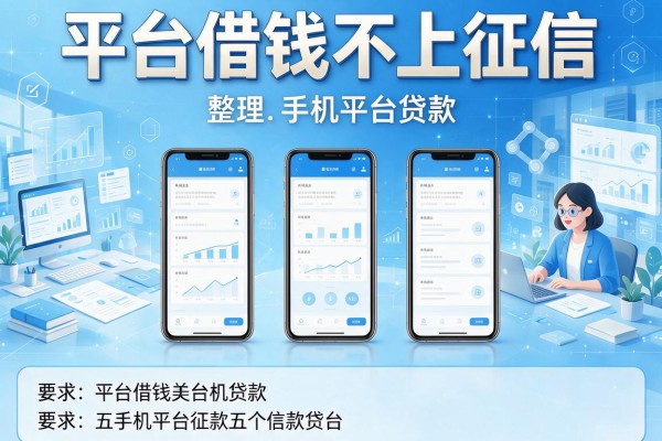 平台借钱不上征信，整理五个手机平台贷款