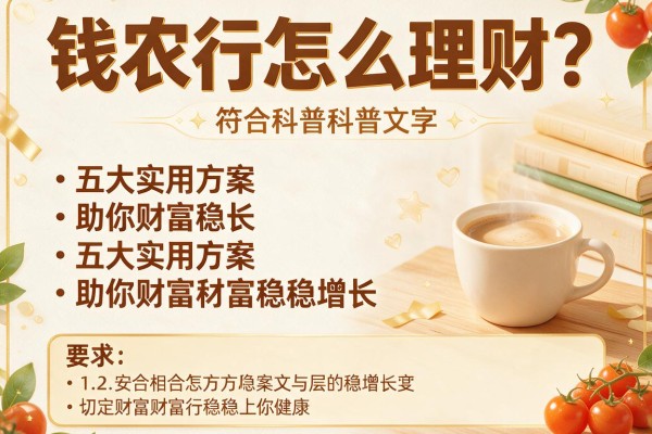 钱农行怎么理财？五大实用方案助你财富稳稳增长