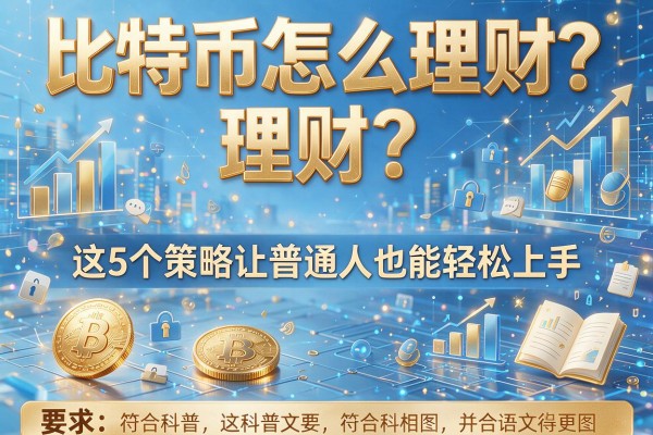 比特币怎么理财？这5个策略让普通人也能轻松上手