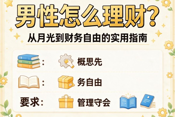 男性怎么理财?从月光到财务自由的实用指南