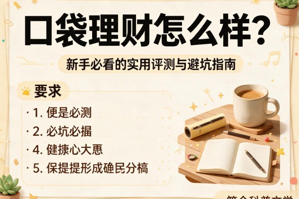口袋理财怎么样？新手必看的实用评测与避坑指南