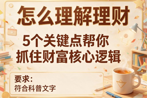 怎么理解理财：5个关键点帮你抓住财富核心逻辑