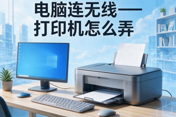 电脑连无线打印机怎么弄