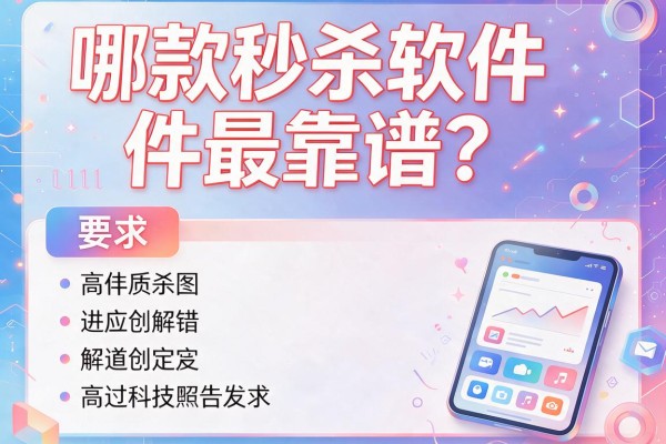 哪款秒杀软件最靠谱？