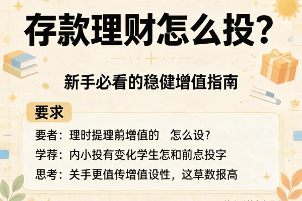 存款理财怎么投？新手必看的稳健增值指南