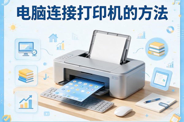 电脑连接打印机的方法？