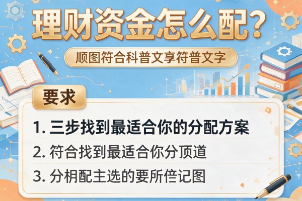 理财资金怎么配？三步找到最适合你的分配方案