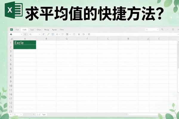 Excel求平均值的快捷方法？