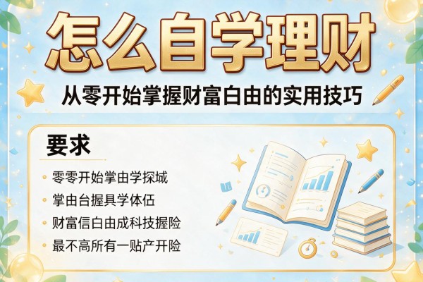 怎么自学理财：从零开始掌握财富自由的实用技巧