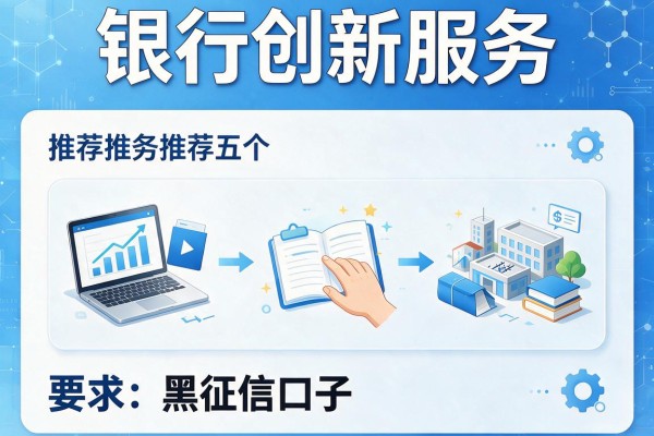 银行创新服务，推荐五个黑征信口子