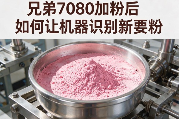 兄弟7080加粉后如何让机器识别新粉?