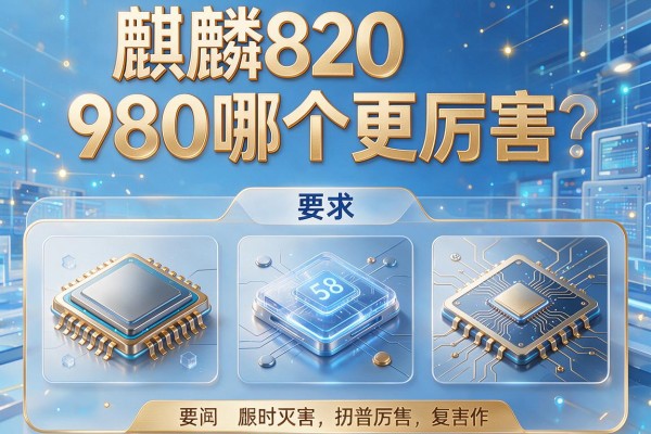 麒麟820与980哪个更厉害？