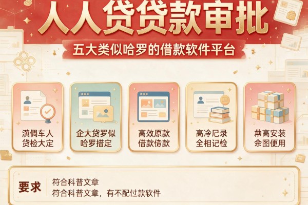 人人贷贷款审批，五大类似哈罗的借款软件平台