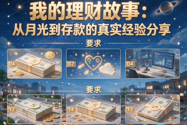 我的理财故事：从月光到存款的真实经验分享